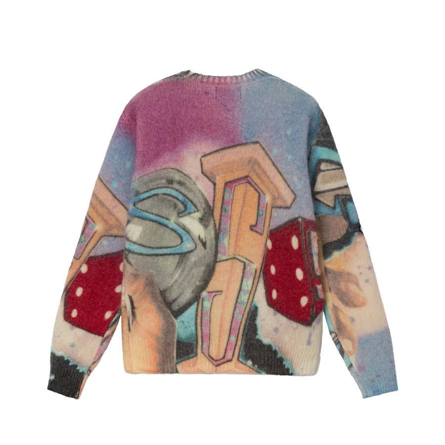 トップス STUSSY 22AW GOLDIE SWEATER Goldie x Stussy Sweater